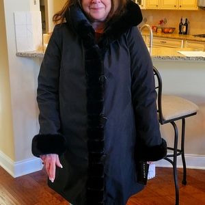 Reversible winter coat